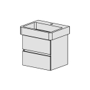 Unterbau Confort  Pro 60 cm B: 53, H: 49, T: 44,8 cm