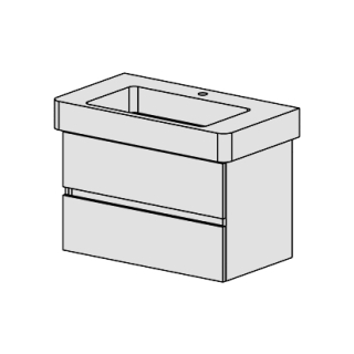 Unterbau Confort Pro 85 cm B: 78, H: 49, T: 44,8 cm