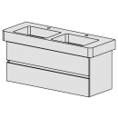 Unterbau Confort Pro 130 cm B: 120, H: 49, T: 44,8 cm
