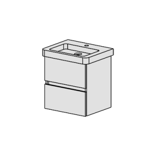 Unterbau Confort Subway2 50 cm B: 45, H: 49, T: 37,8 cm