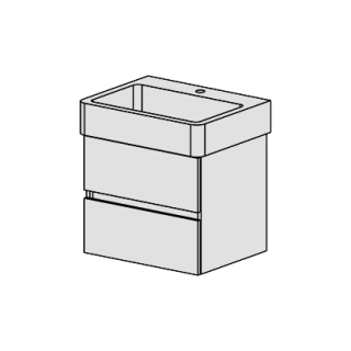 Unterbau Confort Vero 60 cm B: 56, H: 49, T: 44,8 cm