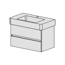 Unterbau Confort Vero 85 cm B: 80,7, H: 49, T: 46,8 cm
