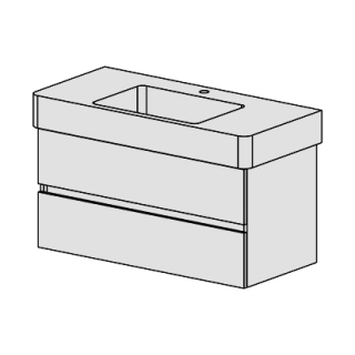 Unterbau Confort Vero 105 cm B: 100,3 H: 49, T: 46,8 cm