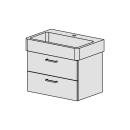 Unterbau Confort Vero 70 cm B: 66, H: 46, T: 44,8 cm