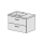 Unterbau Conf Living Square 75 B: 72, H: 46, T: 46,8 cm