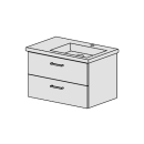 Unterbau Conf Living Square 75 B: 72, H: 46, T: 46,8 cm