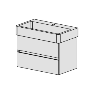 Unterbau Confort Vero 70 cm B: 66, H: 49, T: 44,8 cm