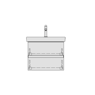 Unterbau SUBWAY 2 GATTO 55,0 x 44,0 x 43,5 cm