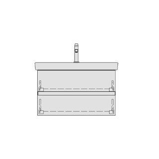 Unterbau SUBWAY 2 GATTO 75,0 x 44,0 x 43,5 cm