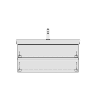 Unterbau SUBWAY 2 GATTO 95,0 x 44,0 x 43,5 cm