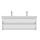 Unterbau SUBWAY 2 GATTO 125,0 x 44,0 x 43,5 cm