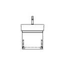 Unterbau LIVING CITY GATTO 46,0 x 40,0 x 44,0 cm