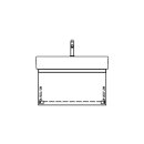 Unterbau LIVING CITY GATTO 76,0 x 40,0 x 44,0 cm