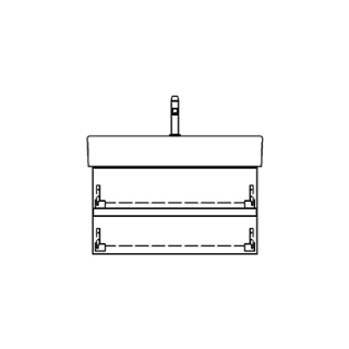 Unterbau LIVING CITY GATTO 76,0 x 40,0 x 44,0 cm