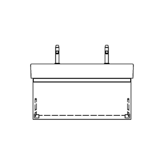 Unterbau LIVING CITY GATTO 96,0 x 40,0 x 44,0 cm