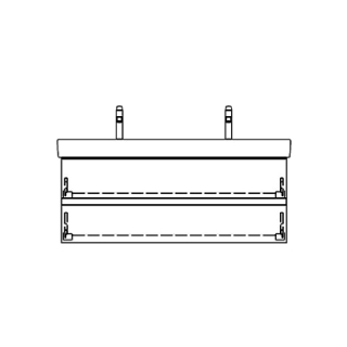 Unterbau PRO S GATTO 116,0 x 44,0 x 43,0 cm