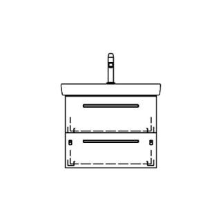 Unterbau SUBWAY 2 ASINO 55,0 x 48,0 x 44,0 cm