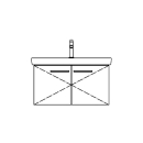 Unterbau SUBWAY 2 ASINO 75,0 x 44,0 x 44,0 cm