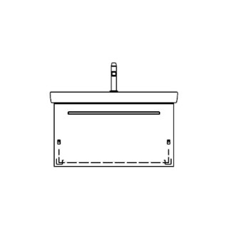 Unterbau SUBWAY 2 ASINO 75,0 x 46,0 x 44,0 cm