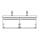 Unterbau SUBWAY 2 ASINO 125,0 x 46,0 x 44,0 cm