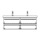 Unterbau SUBWAY 2 ASINO 125,0 x 48,0 x 44,0 cm