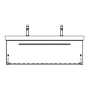 Unterbau SUBWAY 2 ASINO 125,0 x 46,0 x 44,0 cm