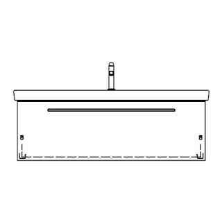Unterbau SUBWAY 2 ASINO 125,0 x 46,0 x 44,0 cm