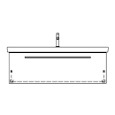 Unterbau SUBWAY 2 ASINO 125,0 x 46,0 x 44,0 cm