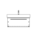 Unterbau LIVING CITY RANA 96,0 x 40,0 x 44,0 cm