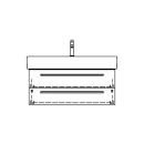 Unterbau LIVING CITY RANA 96,0 x 40,0 x 44,0 cm