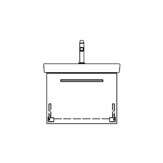 Unterbau SUBWAY 2 RANA 55,0 x 40,0 x 43,5 cm