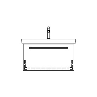 Unterbau SUBWAY 2 RANA 75,0 x 40,0 x 43,5 cm