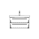 Unterbau SUBWAY 2 RANA 75,0 x 44,0 x 43,5 cm