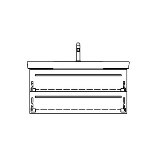Unterbau SUBWAY 2 RANA 95,0 x 44,0 x 43,5 cm
