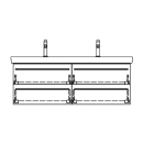 Unterbau SUBWAY 2 RANA 125,0 x 44,0 x 43,5 cm