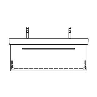 Unterbau PRO S RANA 116,0 x 40,0 x 43,0 cm
