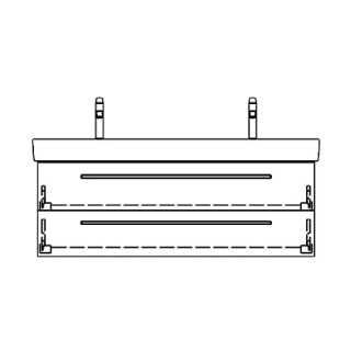Unterbau PRO S RANA 116,0 x 40,0 x 43,0 cm