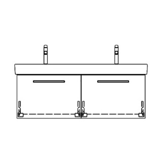 Unterbau PRO S RANA 116,0 x 40,0 x 43,0 cm