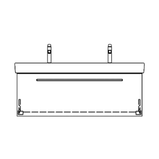 Unterbau PRO S RANA 116,0 x 40,0 x 43,0 cm