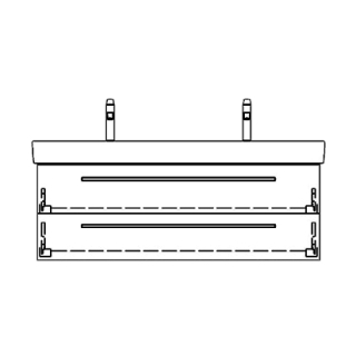 Unterbau PRO S RANA 116,0 x 40,0 x 43,0 cm
