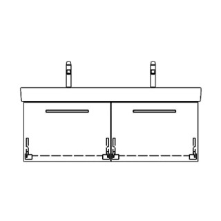 Unterbau PRO S RANA 116,0 x 40,0 x 43,0 cm