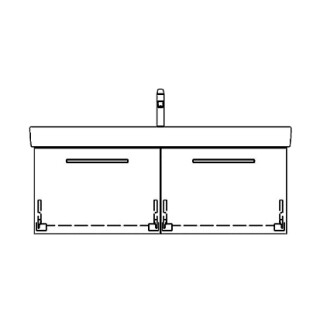 Unterbau PRO S RANA 116,0 x 40,0 x 43,0 cm