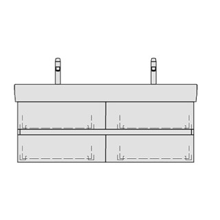 Unterbau VAL TORO 115,0 x 44,0 x 40,0 cm