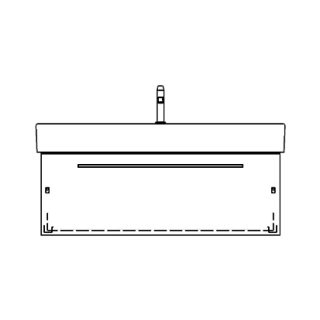 Unterbau MEMENTO RANA 114,0 x 40,0 x 44,0 cm