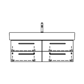Unterbau MEMENTO RANA 114,0 x 40,0 x 44,0 cm