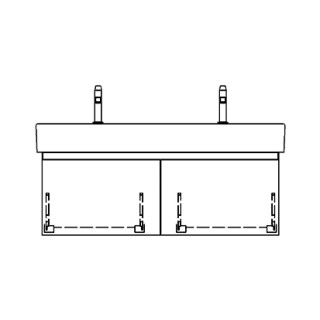 Unterbau MEMENTO GATTO 114,0 x 40,0 x 44,0 cm