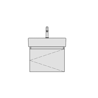 Unterbau LIVING CITY TORO 56,0 x 40,0 x 44,0 cm