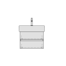 Unterbau LIVING CITY TORO 56,0 x 40,0 x 44,0 cm