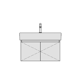 Unterbau LIVING CITY TORO 76,0 x 40,0 x 44,0 cm
