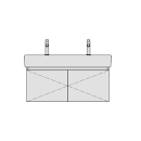 Unterbau LIVING CITY TORO 96,0 x 40,0 x 44,0 cm